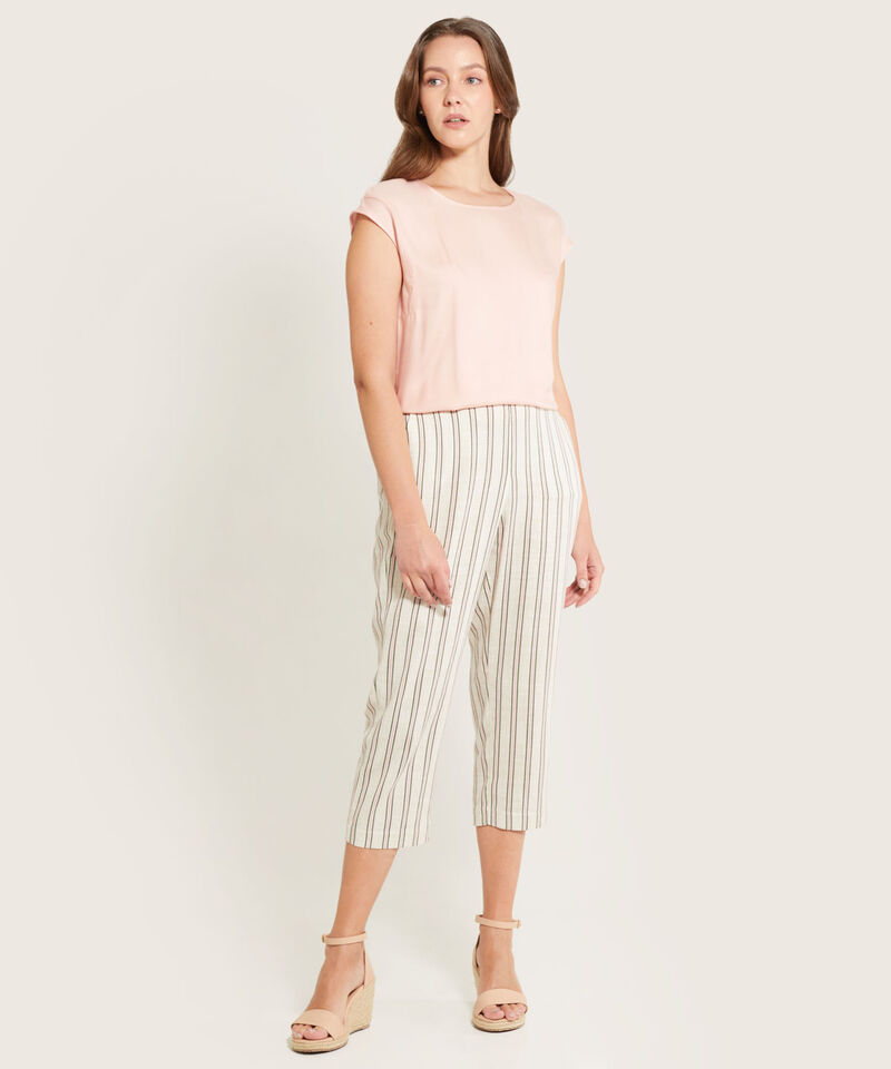Pantalón Capri Preteñido