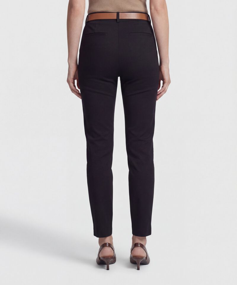 Pantal&oacute;n Unicolor Tipo Chino Para Mujer