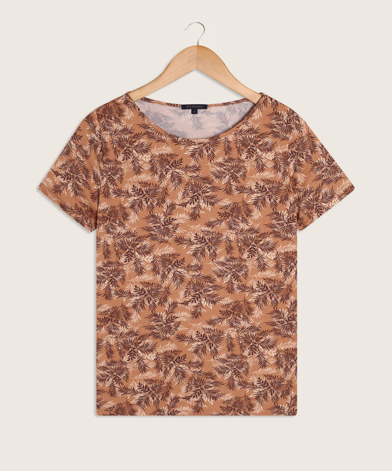 Camiseta manga corta estampada