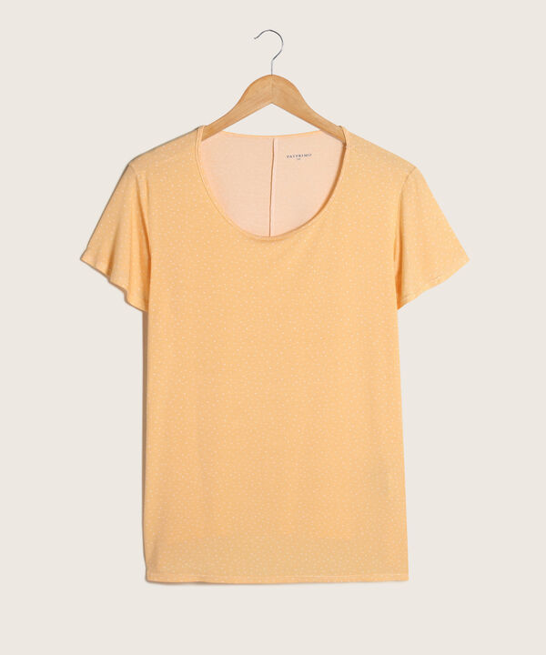 Camiseta mujer estampada manga corta
