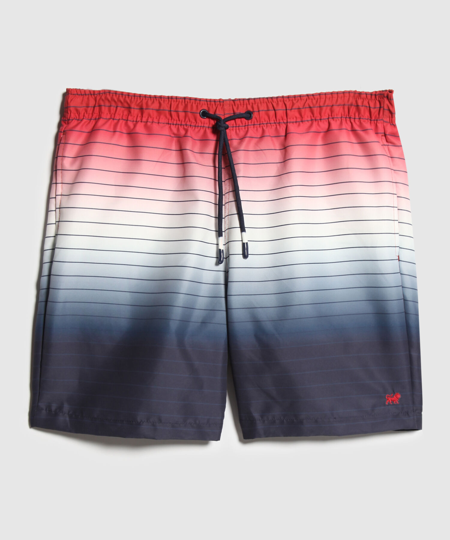 Bermuda con Estampado de Rayas