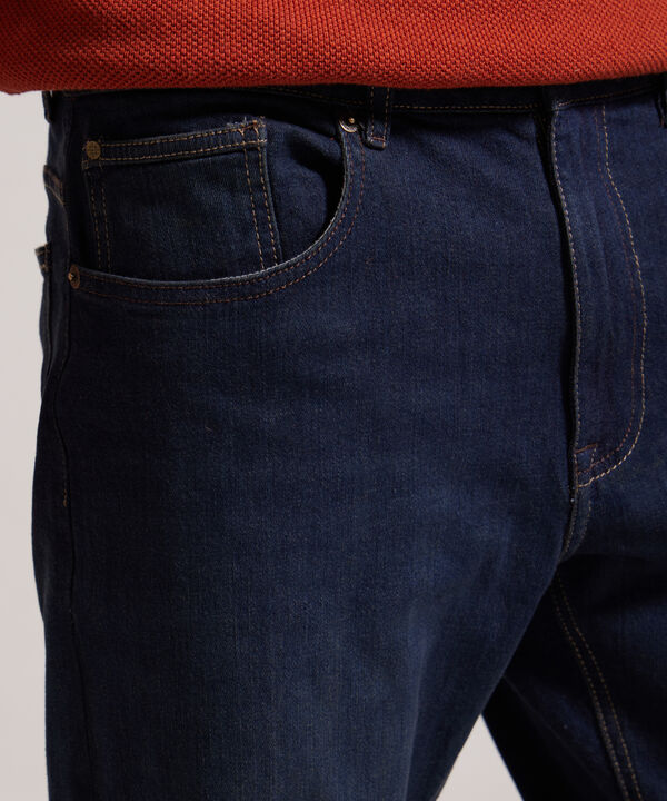 Jean Regular Tono Azul Oscuro