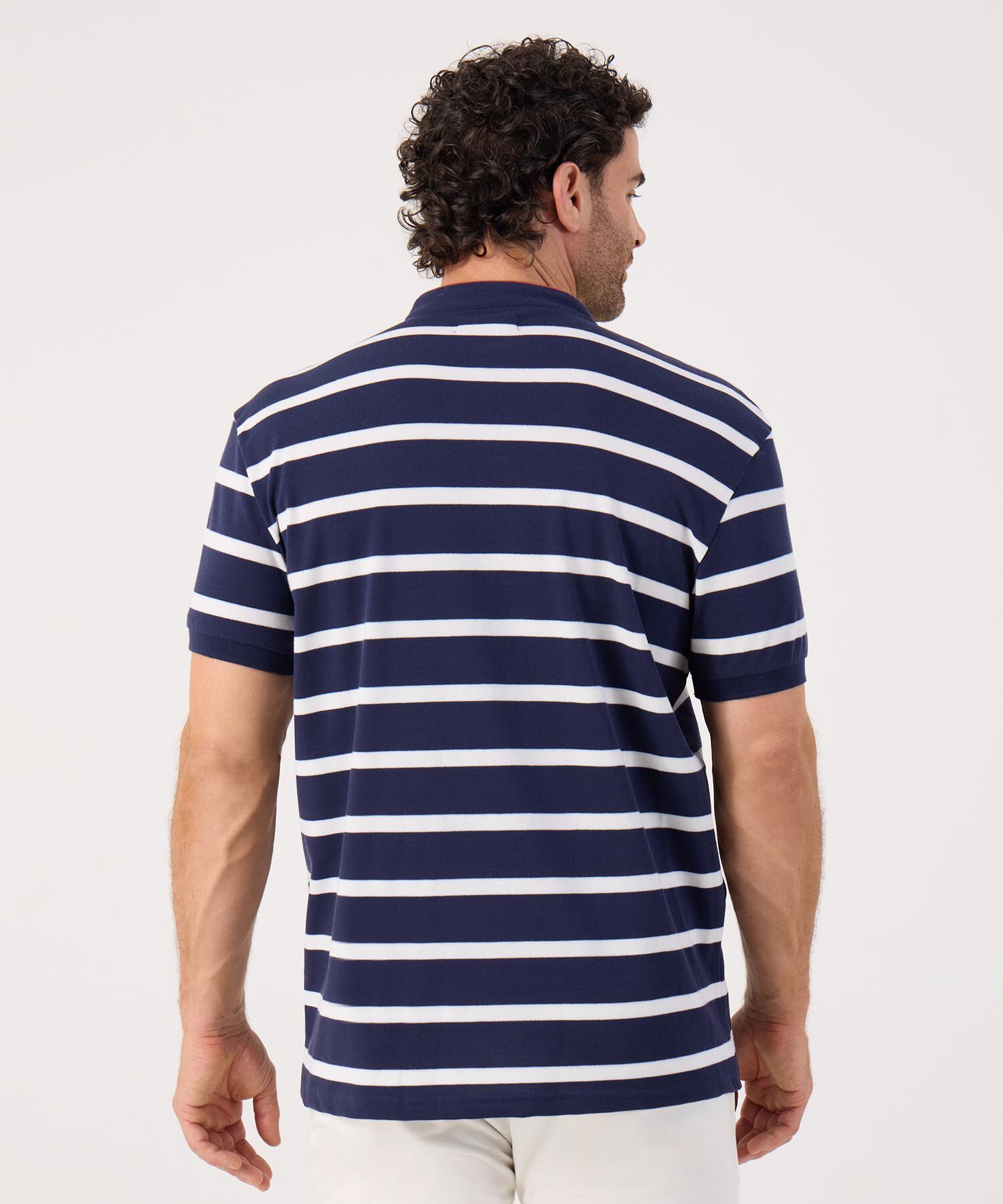 Polo Cuello Mao A Rayas 