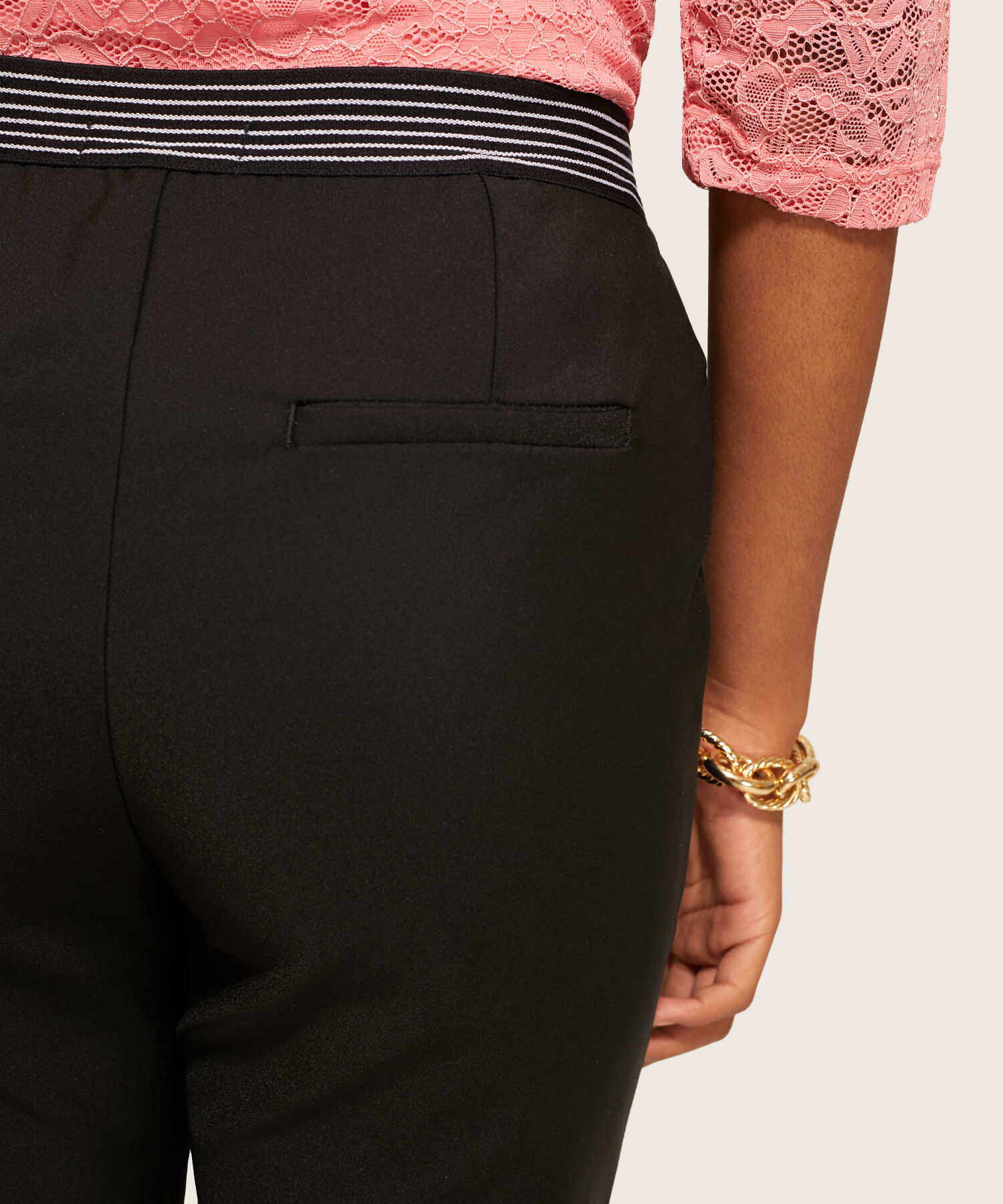 Pantal&oacute;n Casual Tiro Alto