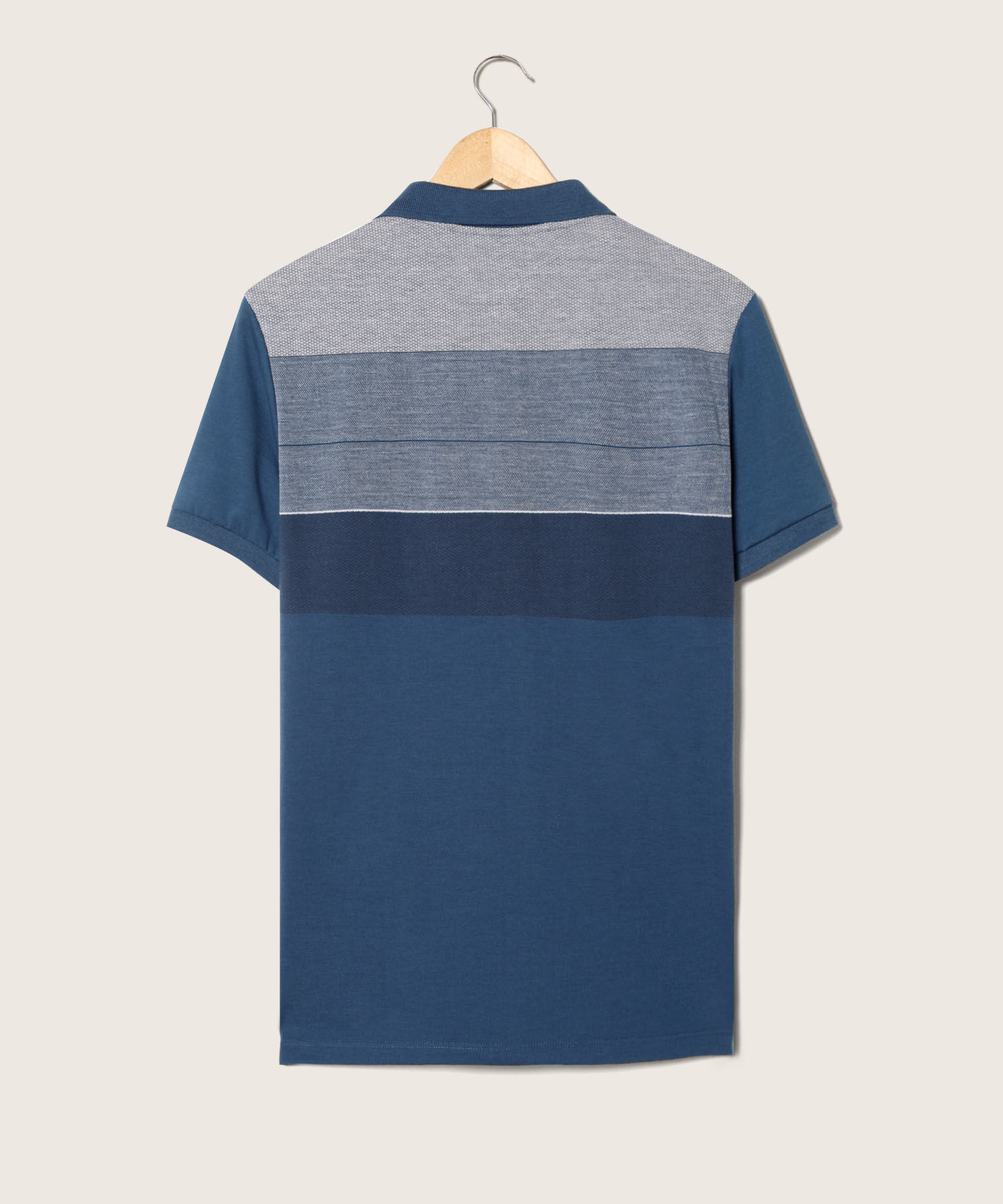 Polo Preteñida Cuello Tejido