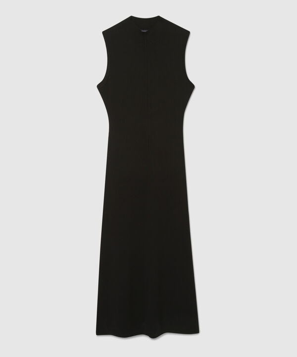 Vestido Vestido Midi Tejido Manga Sisa