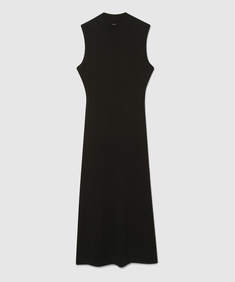 Vestido Vestido Midi Tejido Manga Sisa