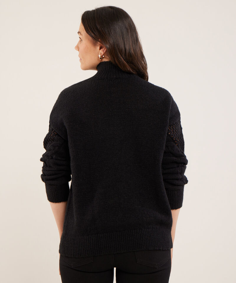 Saco Cuello Alto Tejido