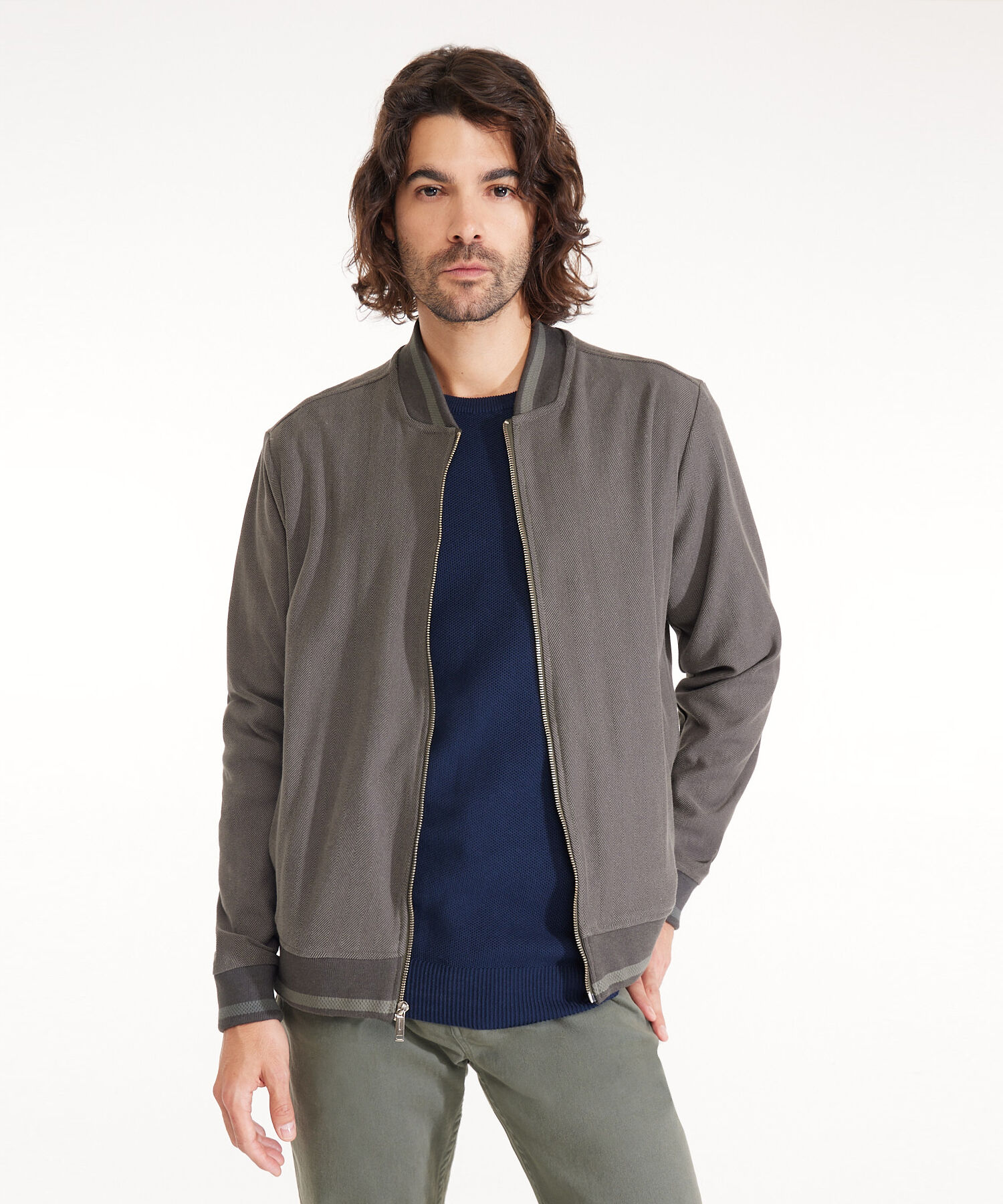 Buzo Bomber Con Cremallera