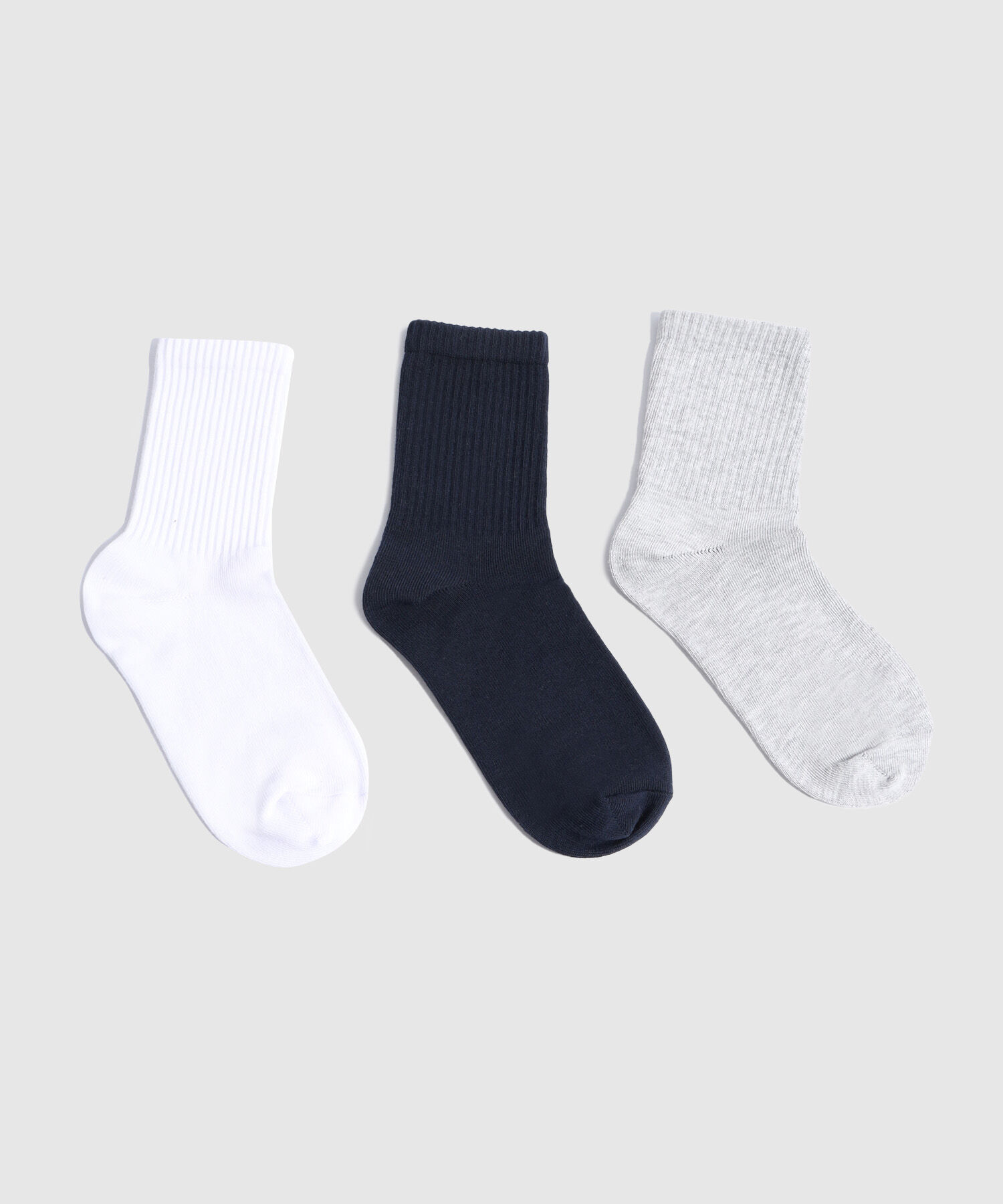 Pack X3 Medias Unicolor 
