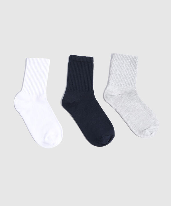 Pack X3 Medias Unicolor  image number null