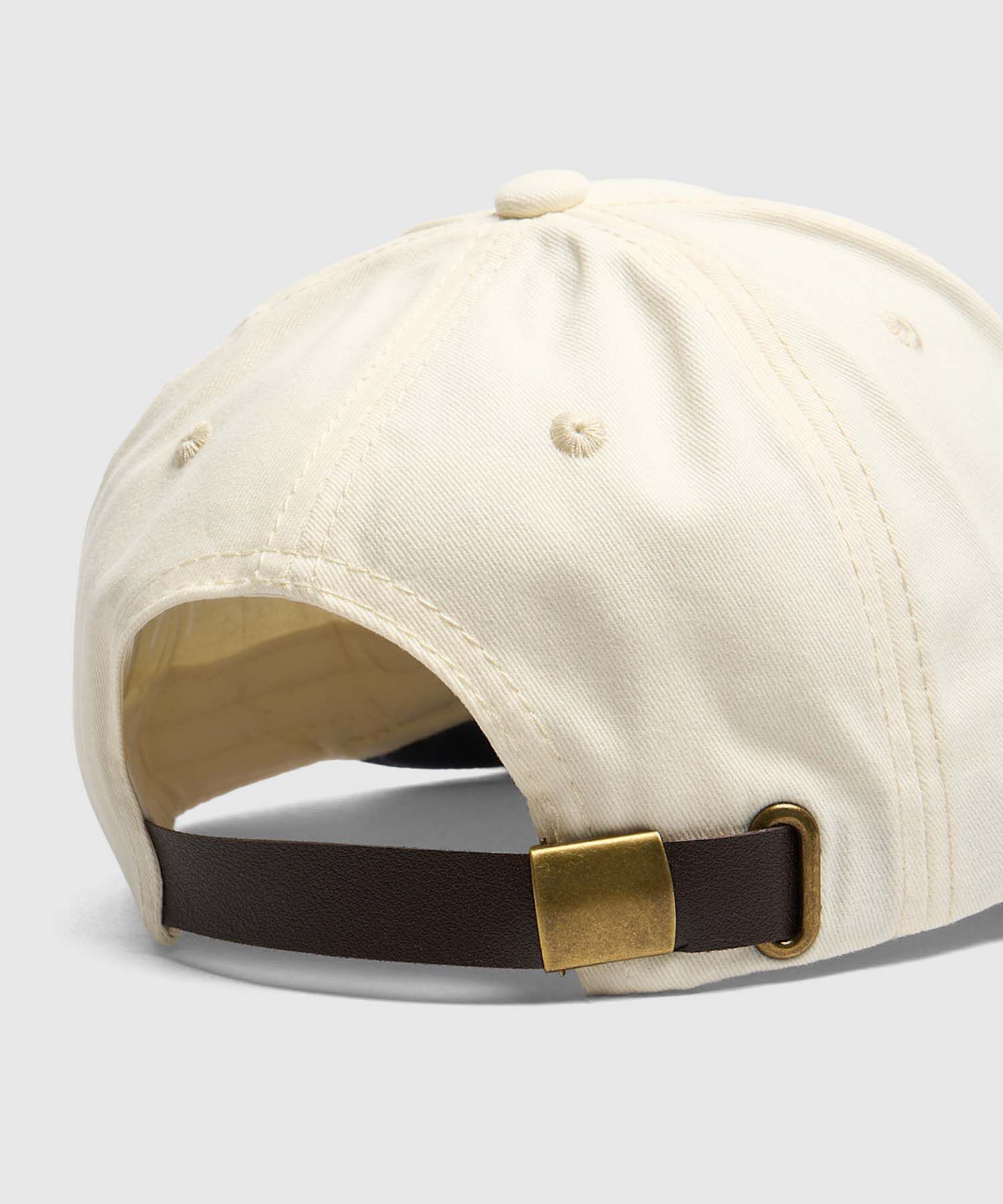 Gorra Casual Con Visera Curva Para Hombre, Crema, hi-res