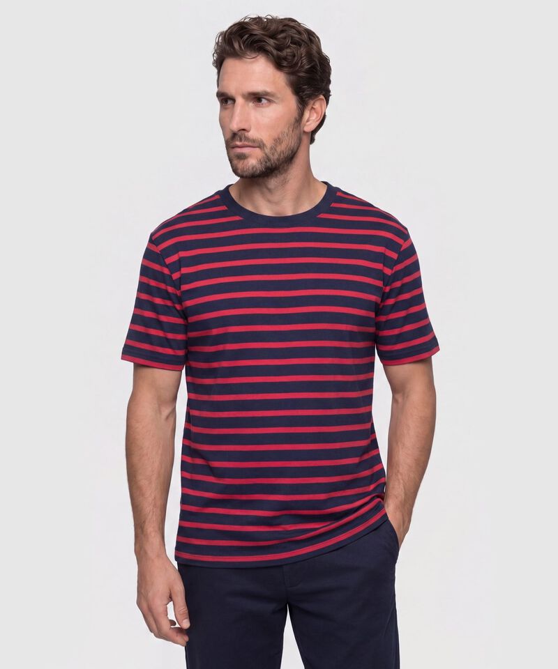 Camiseta Cuello Redondo Manga Corta Hombre