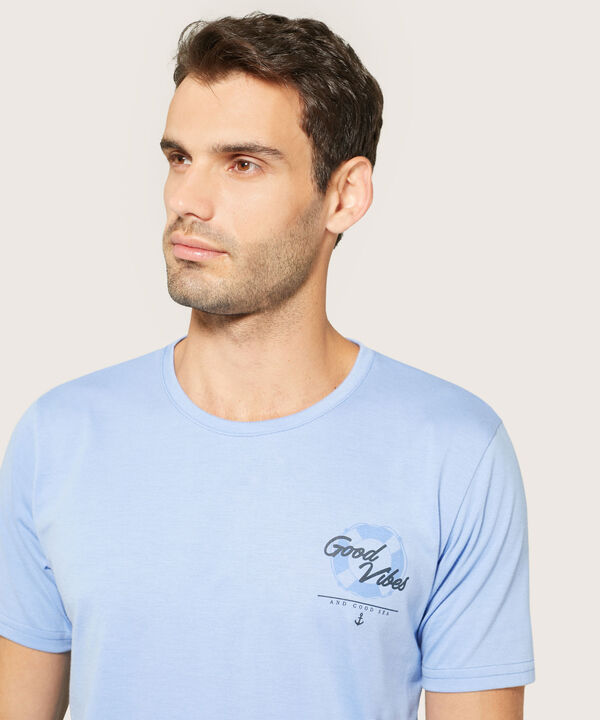Pijama Corto Largo. Camiseta Screen