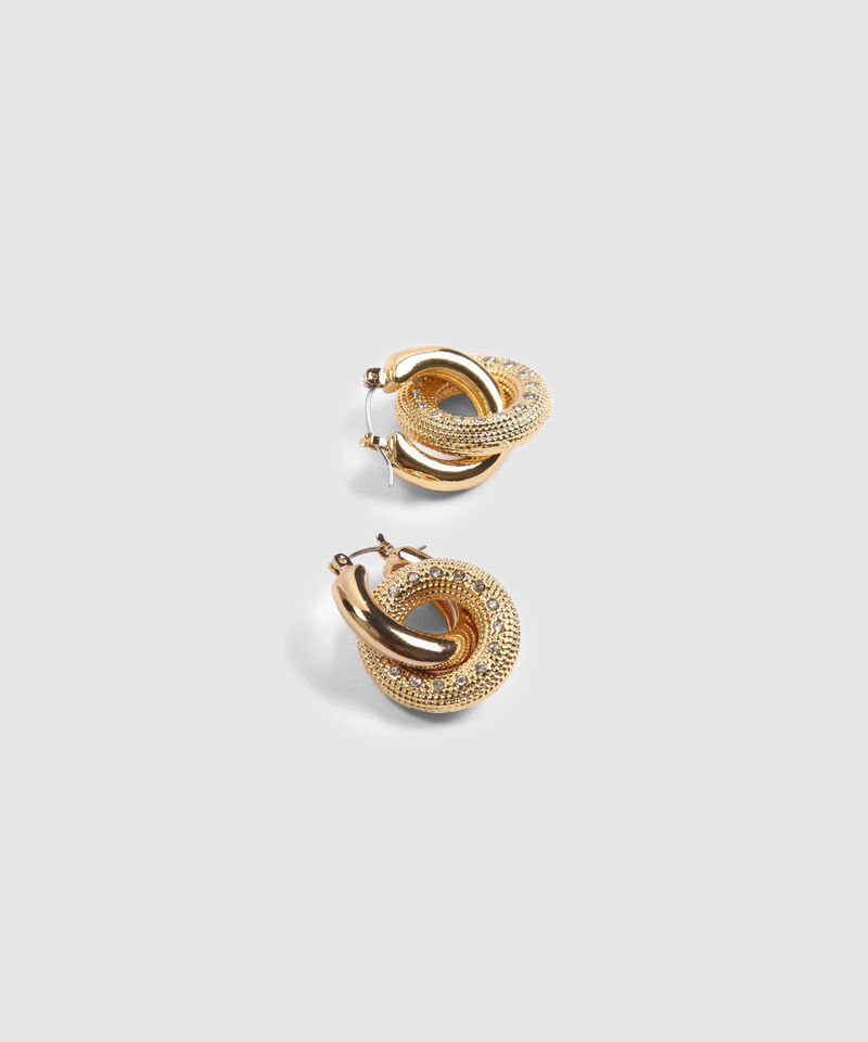 Aretes Circulares Dorados