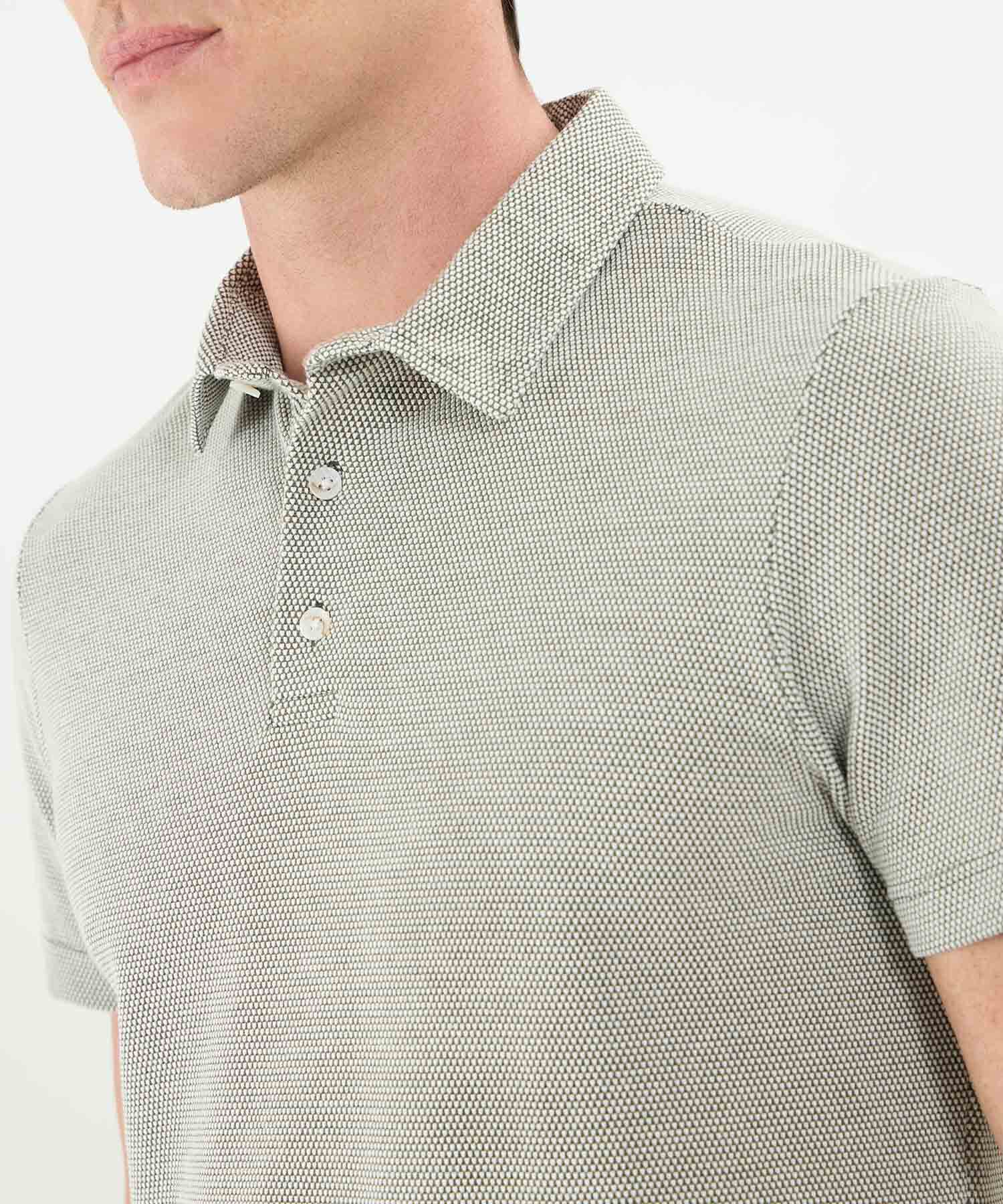 Polo Preteñida Cuello Con Banda