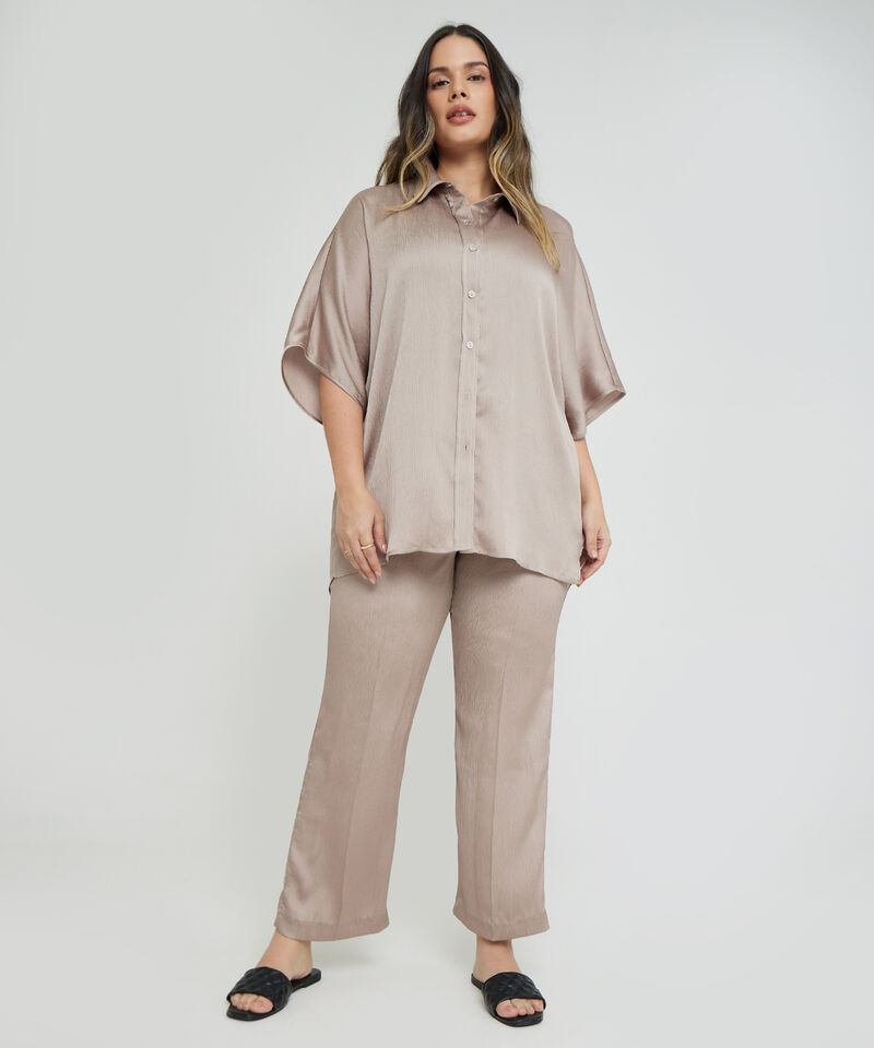 Camisa Manga Corrida Amplia