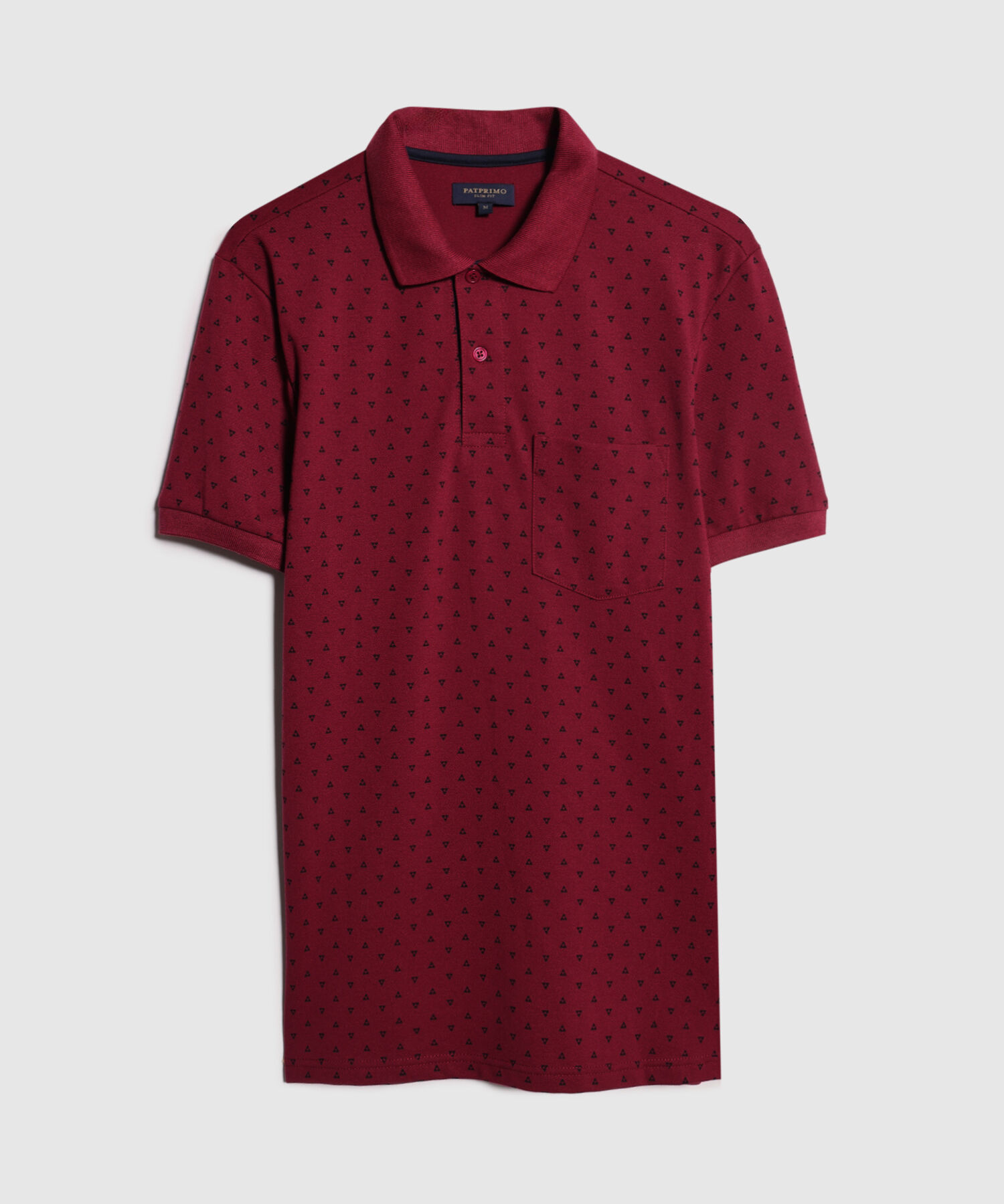Polo Corte Slim Fit Blanco