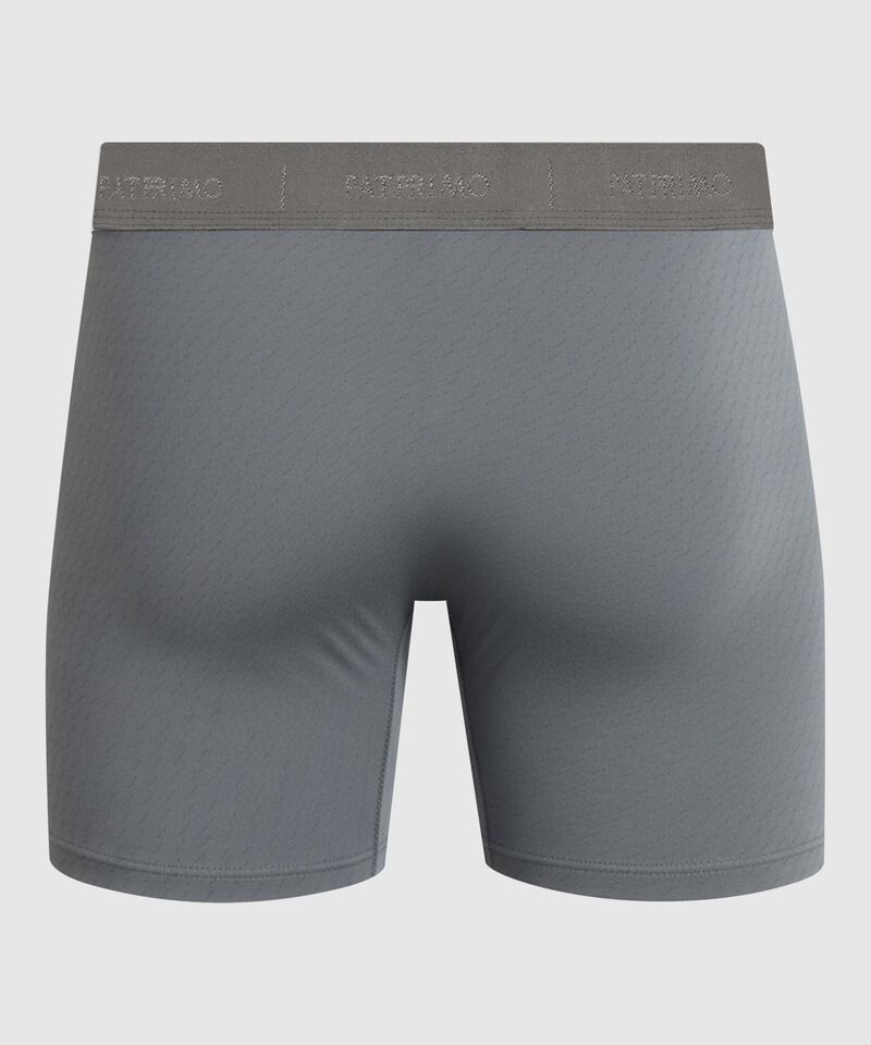 B&oacute;xer Medio Con Estampado Para Hombre