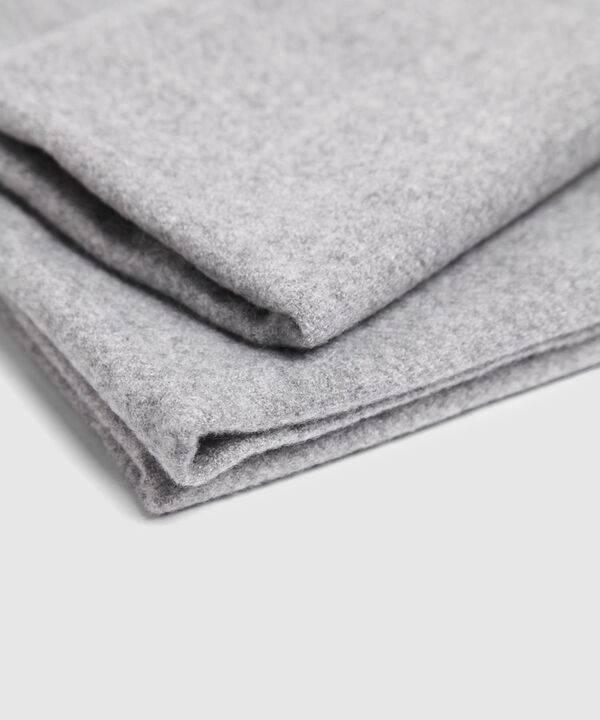 Bufanda Suave de Tejido Fino con Flecos Para Hombre image number null