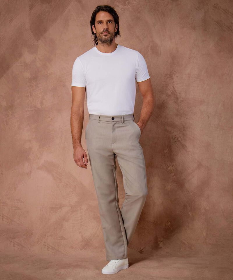 Camiseta Regular Fit Unicolor para Hombre