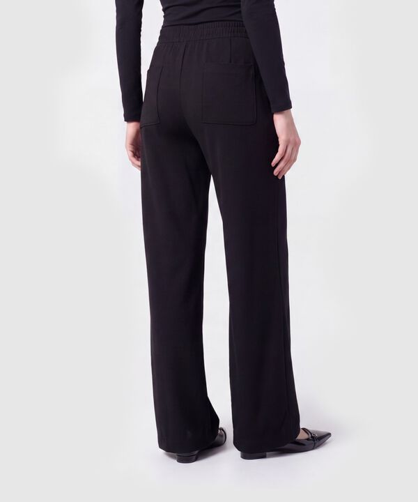 Pantal&oacute;n Unicolor con Prenses y Cord&oacute;n Para Mujer