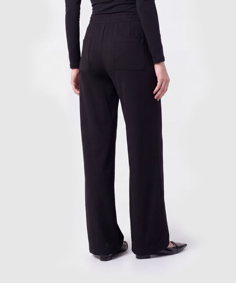 Pantal&oacute;n Unicolor con Prenses y Cord&oacute;n Para Mujer