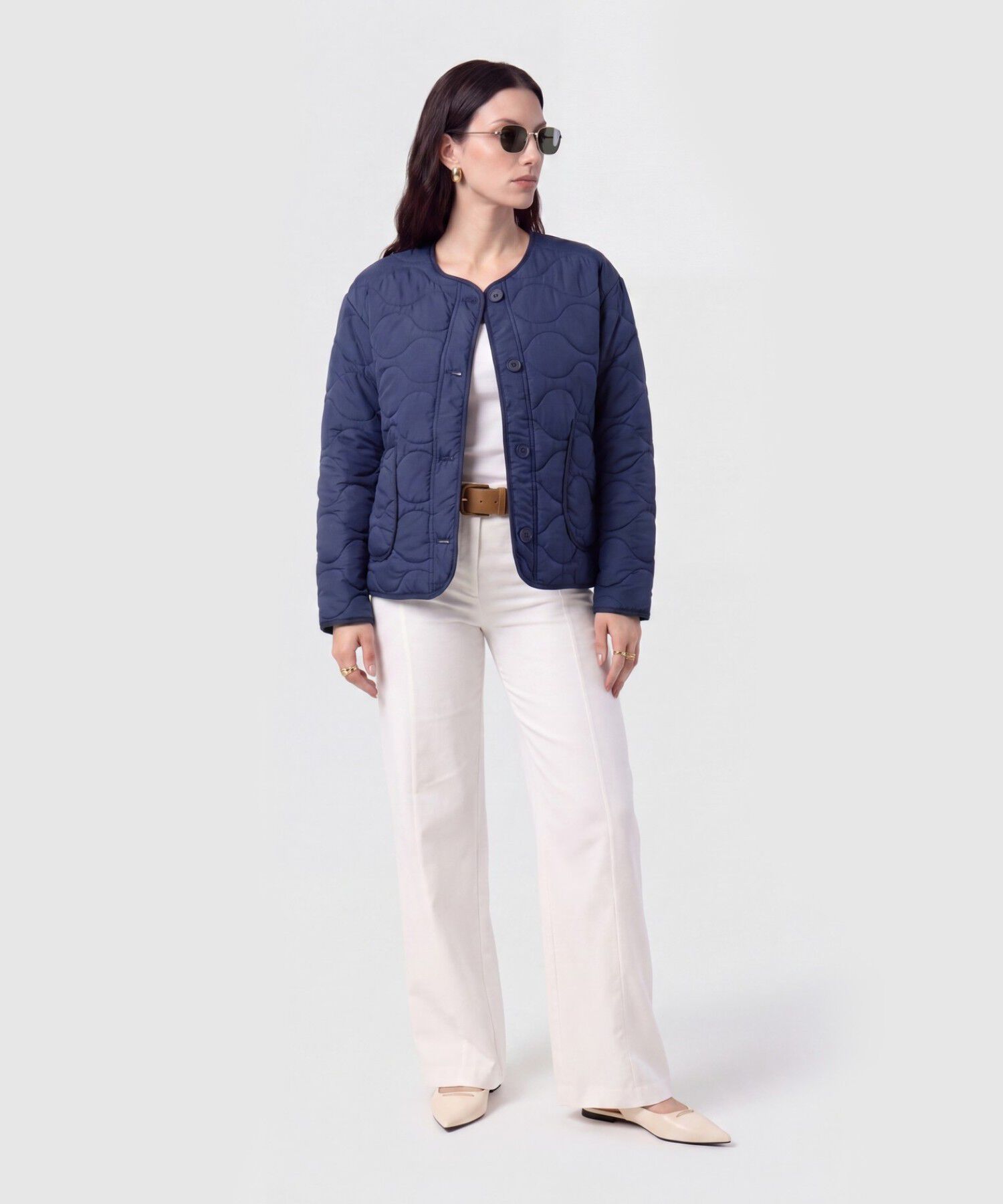 Pantal&oacute;n con Cintur&oacute;n de Rafia Para Mujer