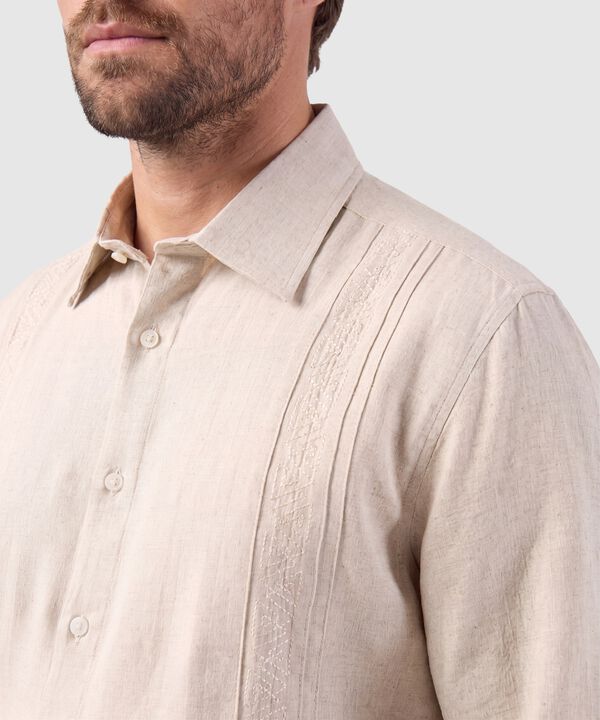 Camisa Guayabera Fresca Para Hombre