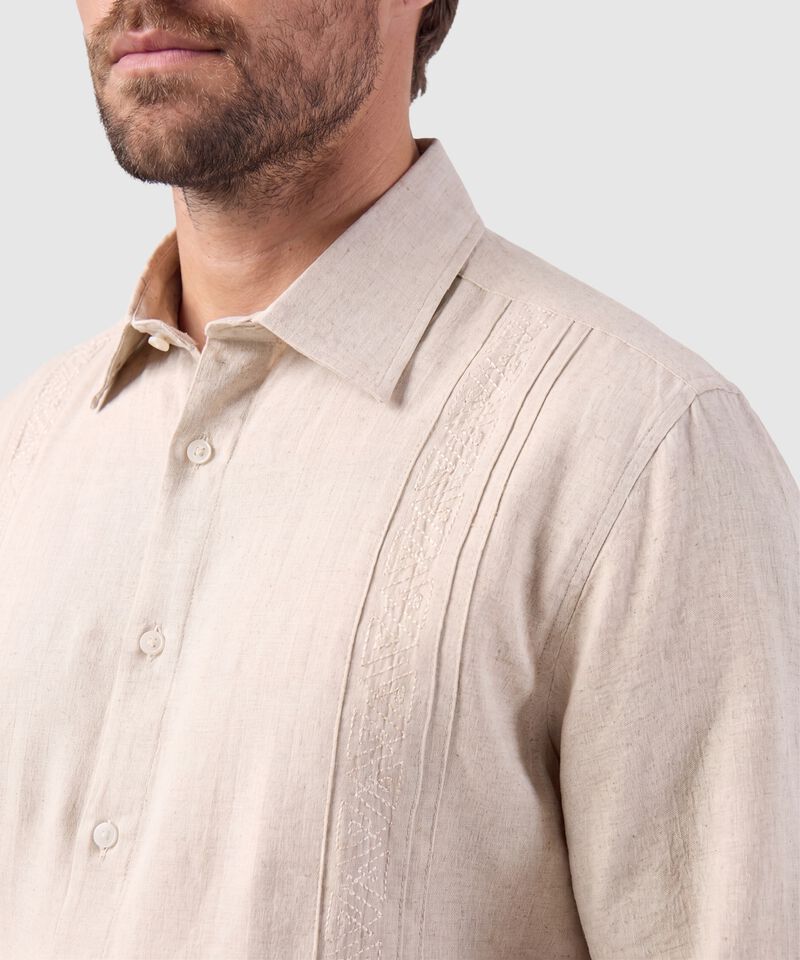 Camisa Guayabera Fresca Para Hombre