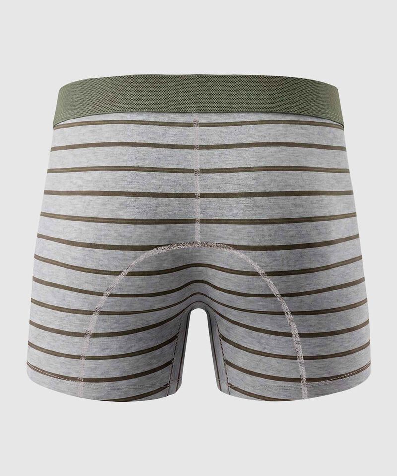 B&oacute;xer Medio a Rayas para Hombre