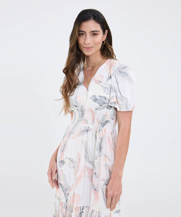 Vestido Largo Estampado image number null