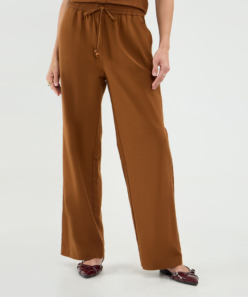 Pantalón en Efecto Lino