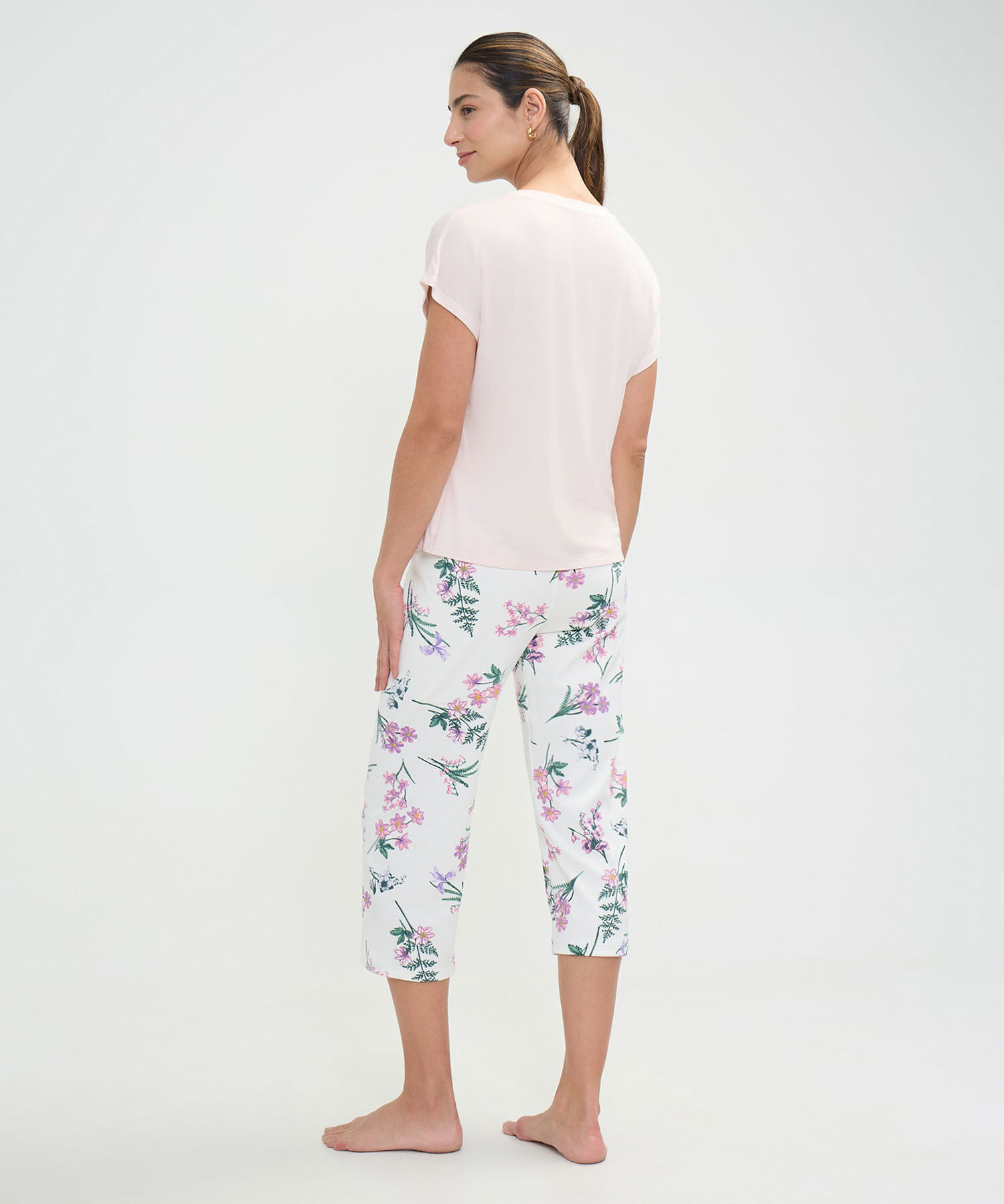Conjunto de Pijama Estampado Floral