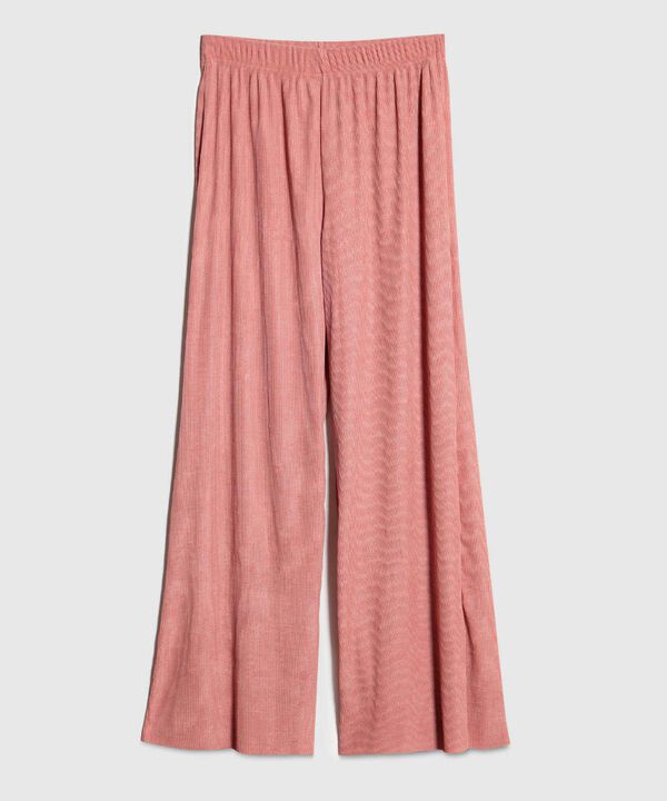Pantalón Fluido Acanalado image number null