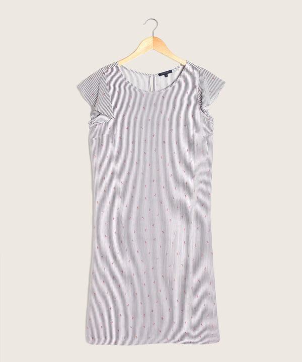 Vestido Manga Corta Estampado