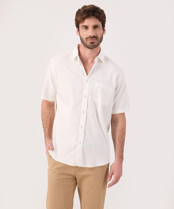 Camisa con Estampado de Puntos image number null