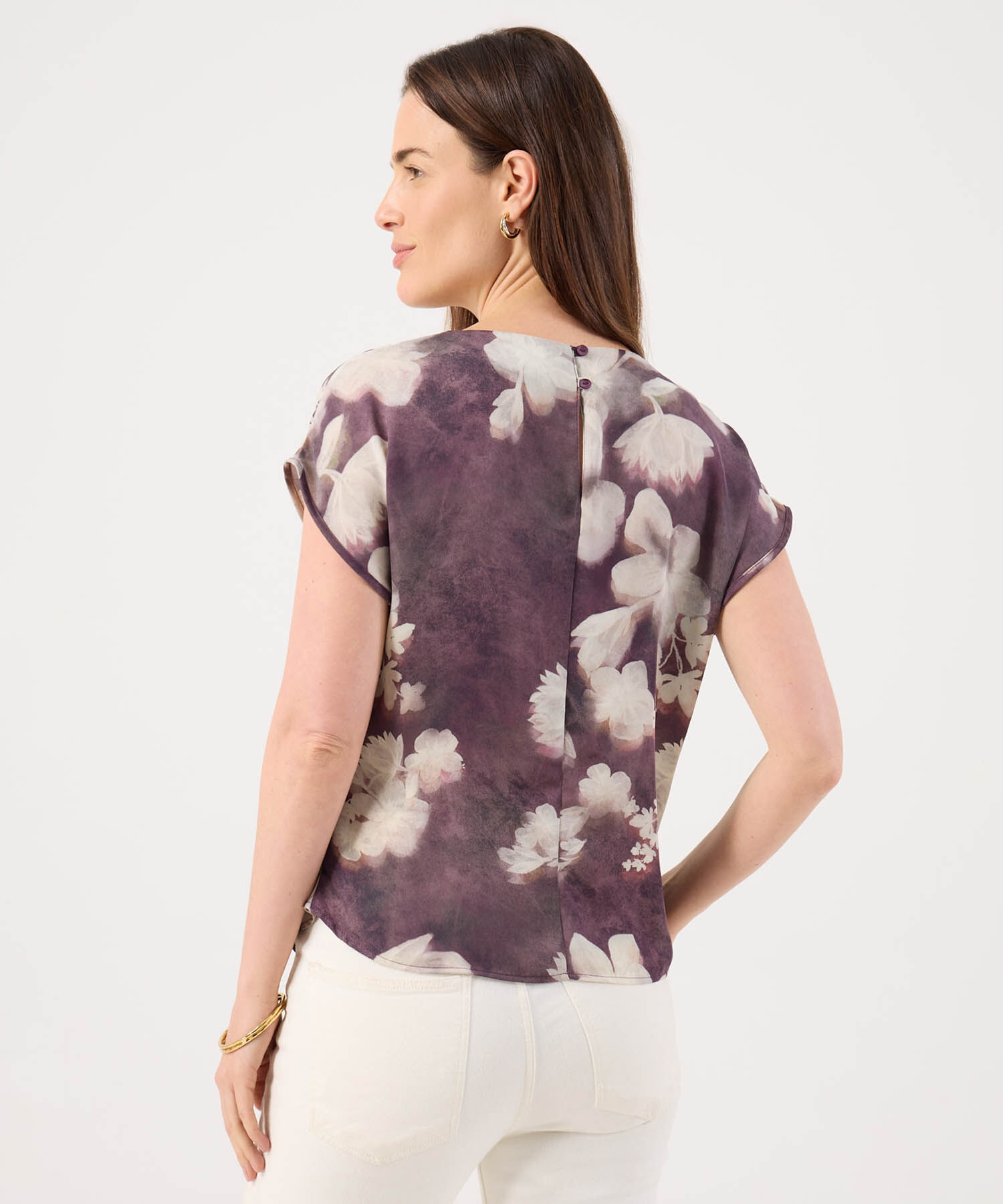Blusa Manga Corta Estampada