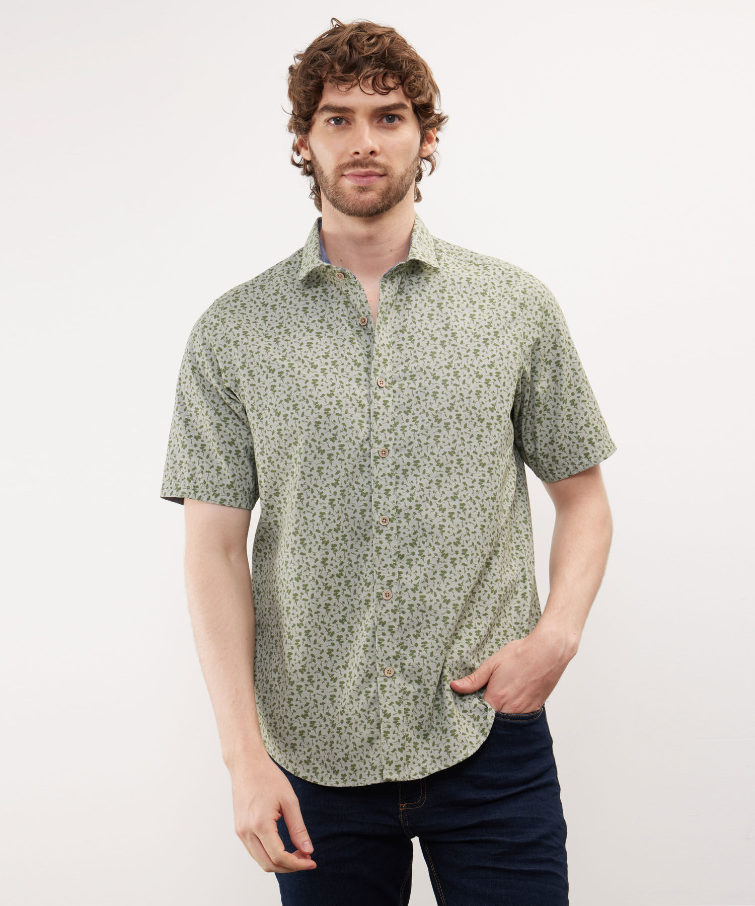 Camisa Manga Corta Estampada