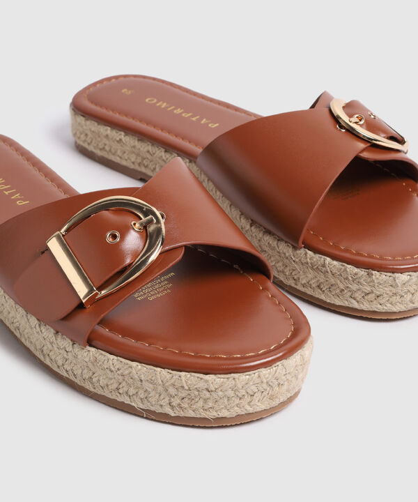 Sandalias De Plataforma Con Suela De Yute Para Mujer image number null