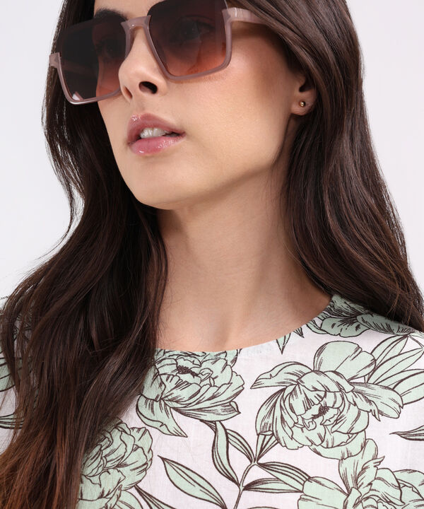 Blusa Manga Corta Estampada