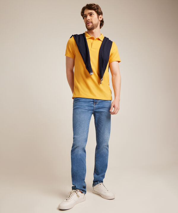 Polo Cuello Tejido Sin Bolsillo, Slim Fit image number null