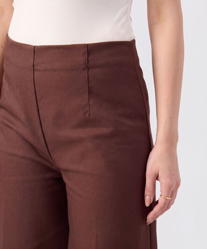 Pantal&oacute;n Culotte con Pretina Lisa Para Mujer