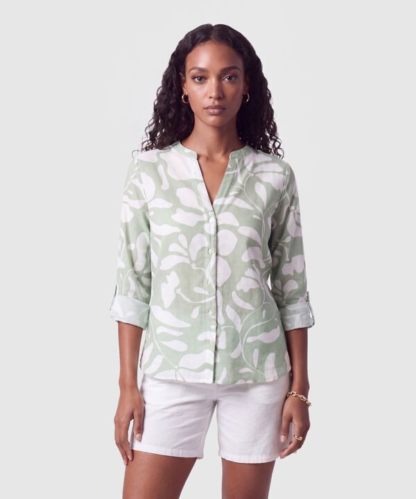 Blusa Manga Ajustable Para Mujer image number null