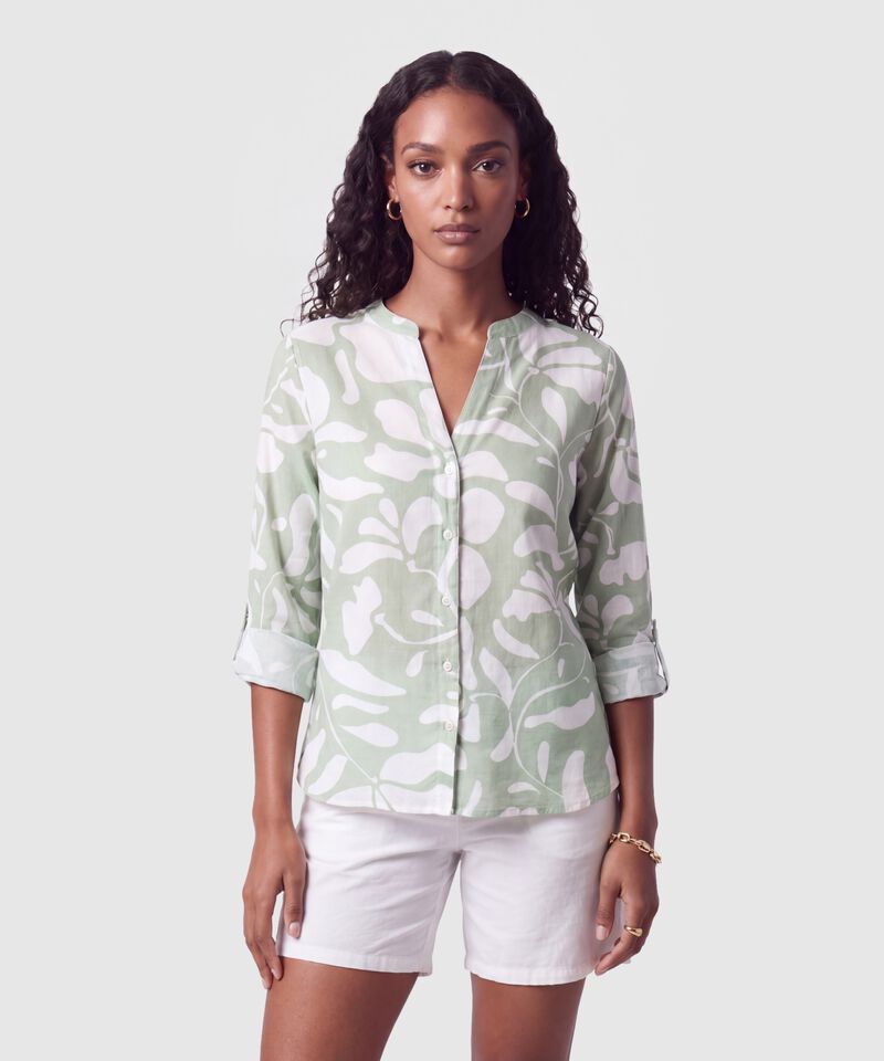 Blusa Manga Ajustable Para Mujer