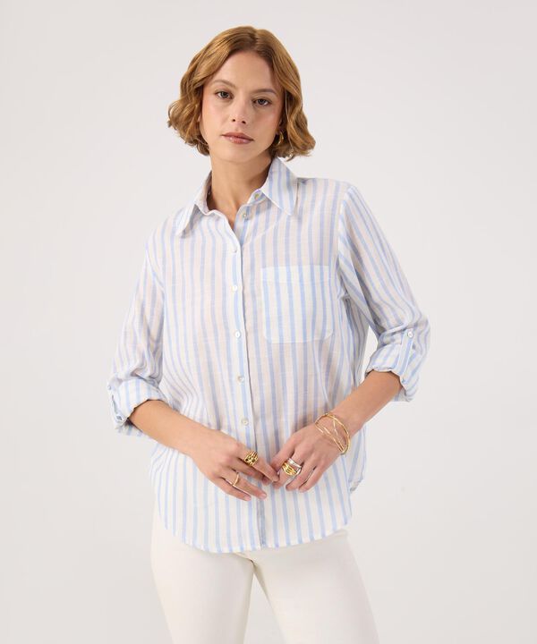 Camisa a rayas  image number null