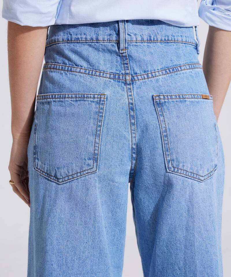 Jean Tipo Culotte Tono Claro