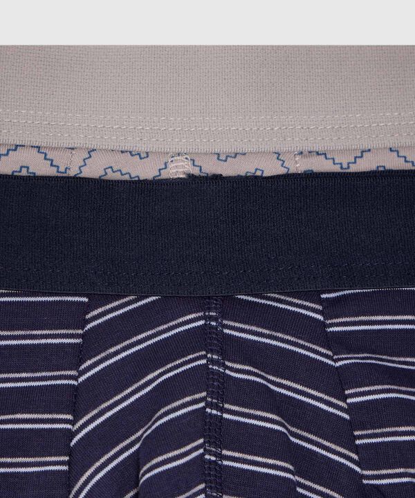 Set X2 B&oacute;xers Medios Estampados Para Hombre