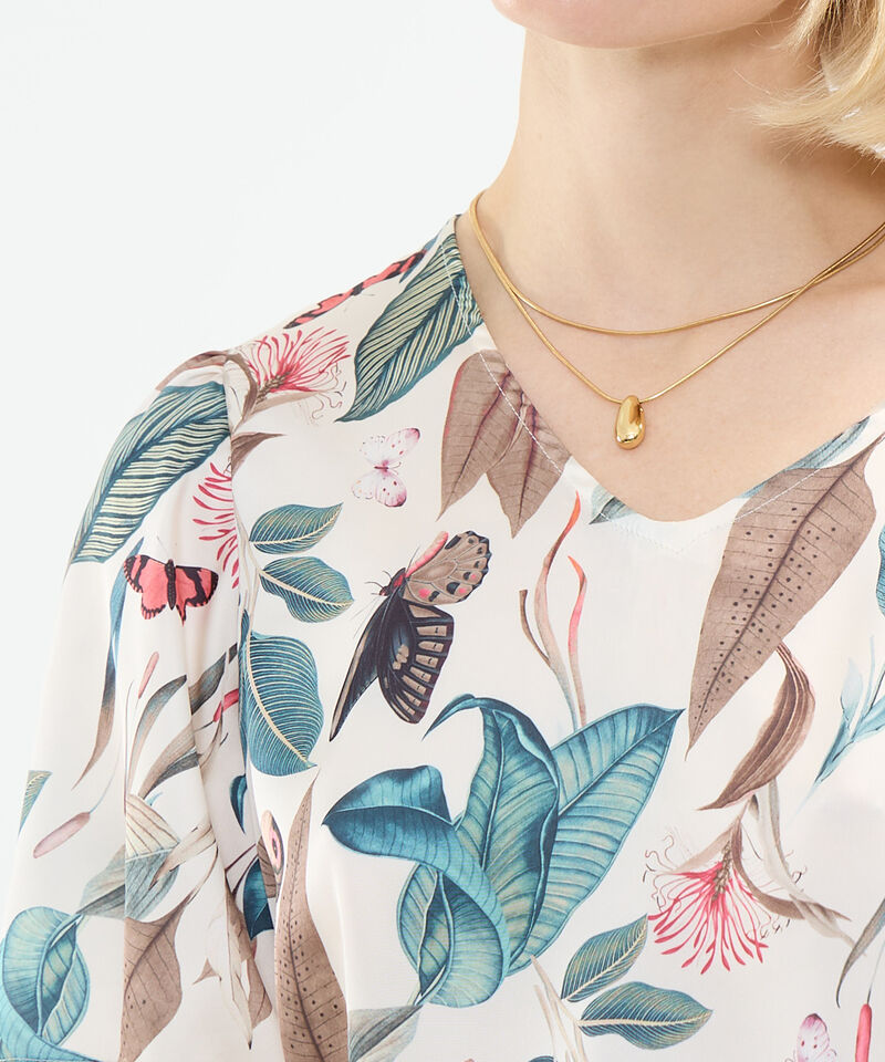 Blusa Estampado Botánico