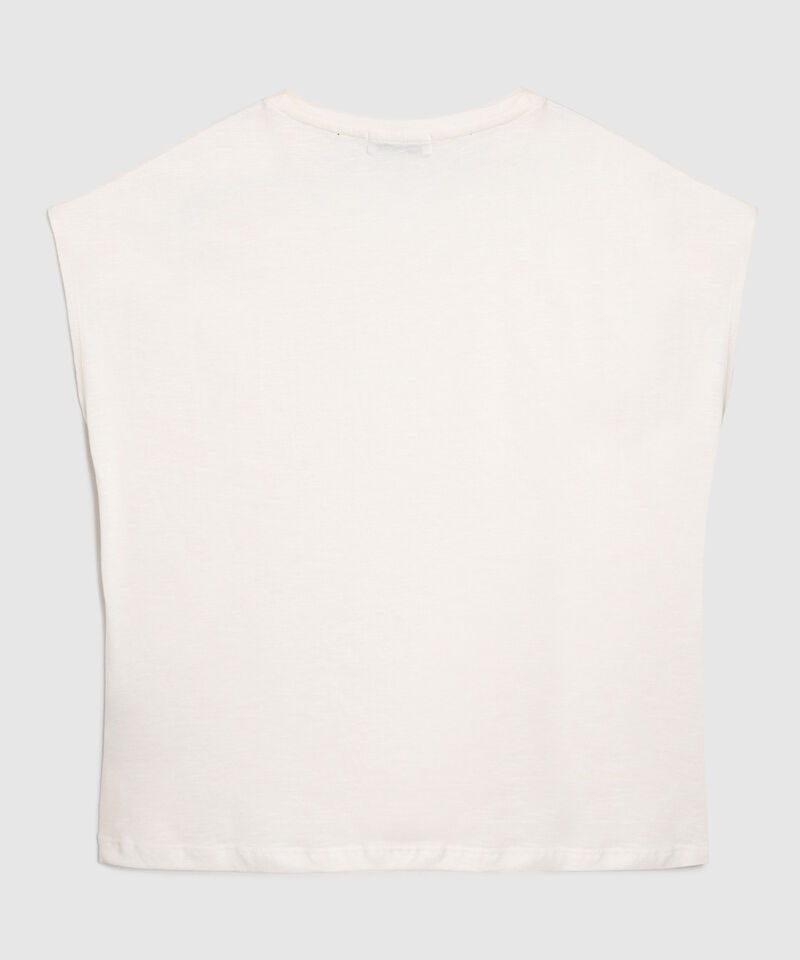 Camiseta Para Mujer Manga Corta con Pedrería